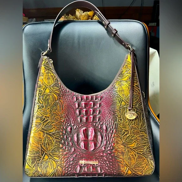 BRAHMIN Tabitha Pesto Edgewood Purse RARE